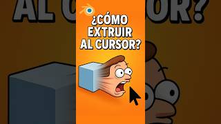 ¡Extruye directamente al cursor en Blender fácil!