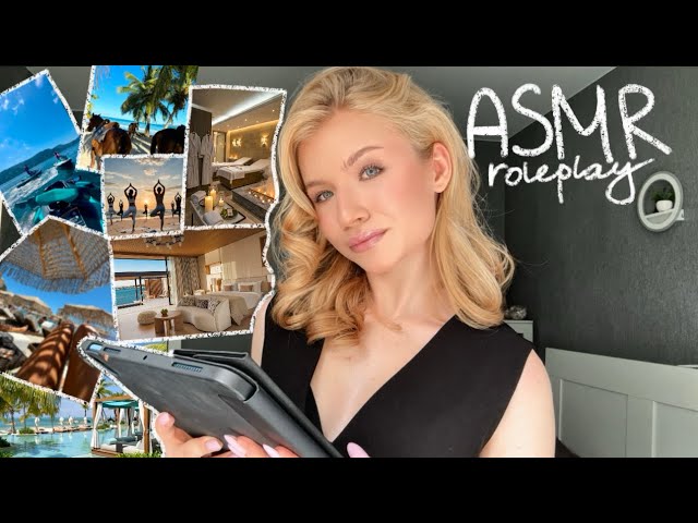 🎐ASMR Hotel Reception Roleplay | Summer Vacation Check-In & Tour🌴🥥