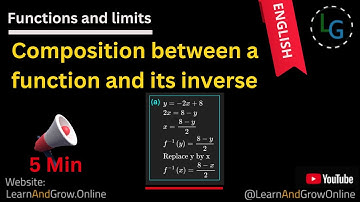 Composition Between a Function and Its Inverse | Class 11 & 12 English Math , (G12,C1,41)
