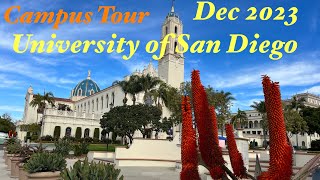 University of San Diego campus tour 12/2023