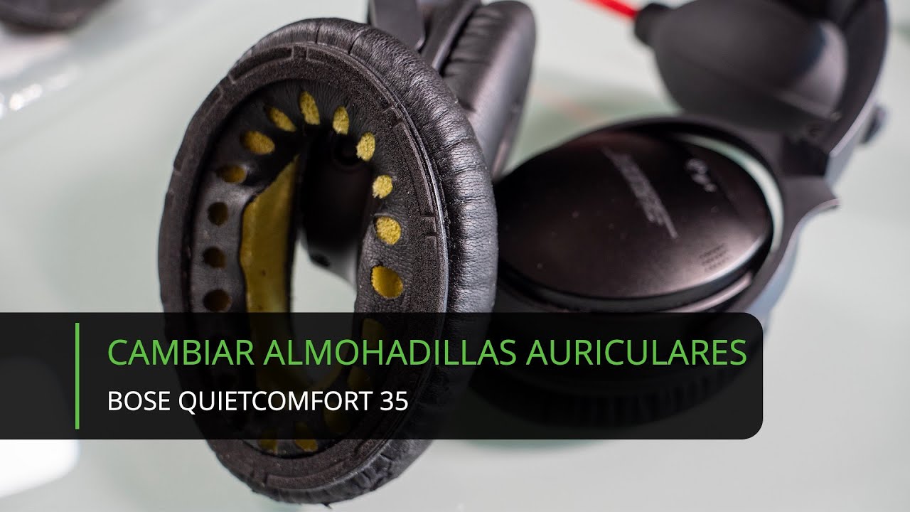 Cómo cambiar las almohadillas de los auriculares de diadema de