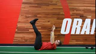 Leg Raise Toe Touch