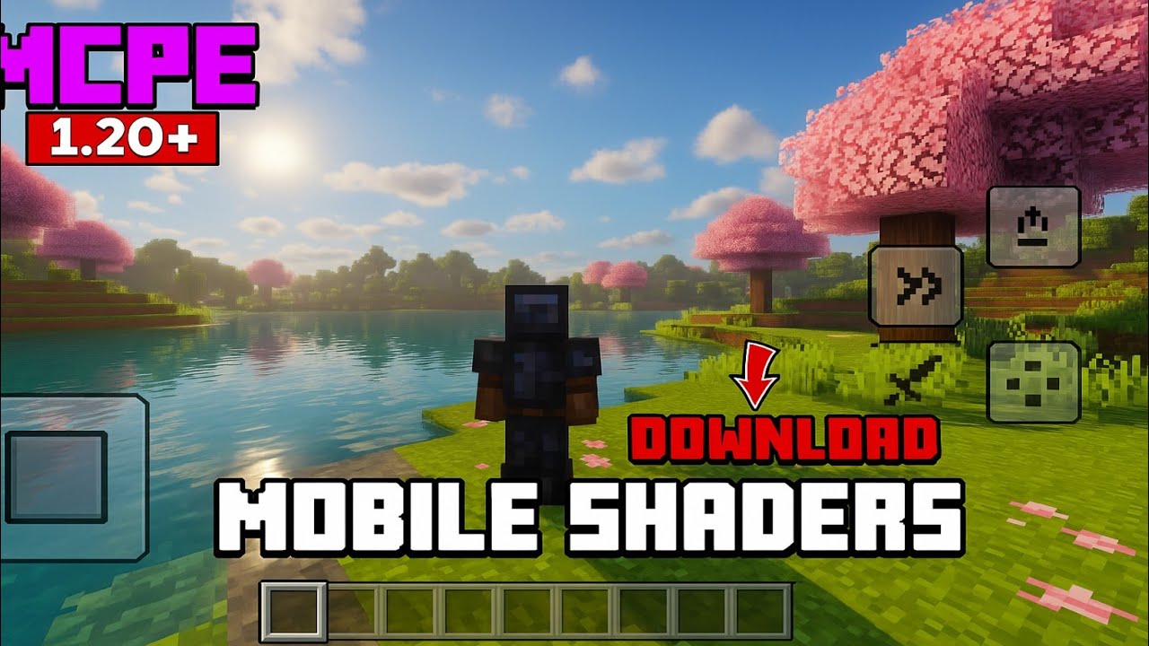 (Free Download shaders ) Best Mcpe 1.21 Shaders For Android - YouTube