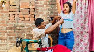 Look What This Tailor Is Doing Under The Pretext Of Measuring, What Kind Of Dishonest Tailors Are There.