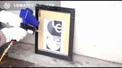 Do you want to make your glass  special? Using our LEMATEC Sandblaster Gun let you more convenient.