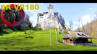 BRAN CASTLE a cliche view toward the iconic Dracula Castle ROMANIA 8K 4K VR180 3D Travel Videos