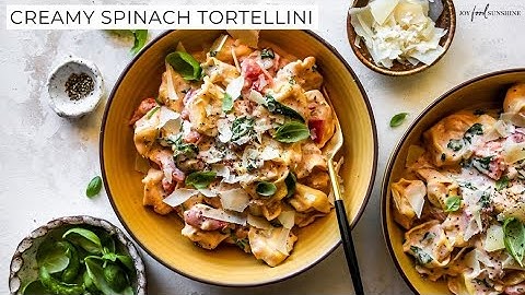 Creamy Spinach Tortellini Recipe