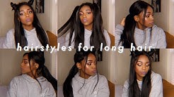 HAIRSTYLES FOR LONG STRAIGHT HAIR ft. VIP Beauty Hair | Indian Straight