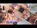 Reverse French Tip With A Twist + Scissors I Use? | Russian, Efile Manicure