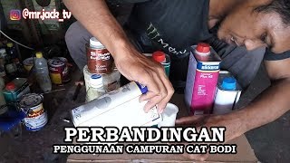 Begini Cara Mr.jack Menakar Cat Untuk Pengecatan Motor - MANTAB!!!