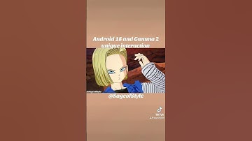 Android 18 and Gamma 2 unique interaction #dragonball #dragonballz #dragonballsparkingzero #shorts