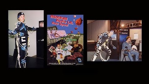 Real-time live performance capture digital animation puppeteering of Johnny Chimes, Medialab LA 1997