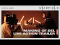 Trailer live action di starfield  making of