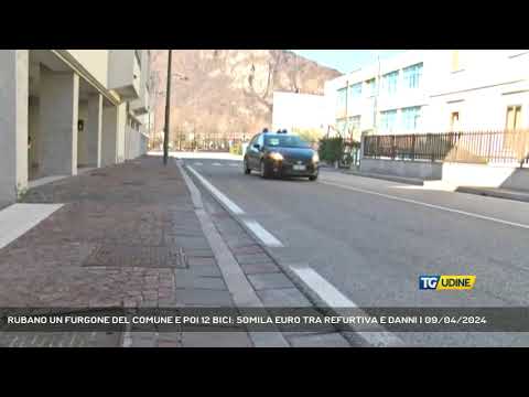 RUBANO UN FURGONE DEL COMUNE E POI 12 BICI: 50MILA EURO TRA REFURTIVA E DANNI | 09/04/2024