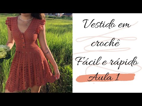 Vídeo: Como Começar A Fazer Um Vestido De Crochê