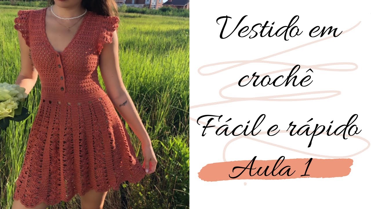 vestido facil de croche