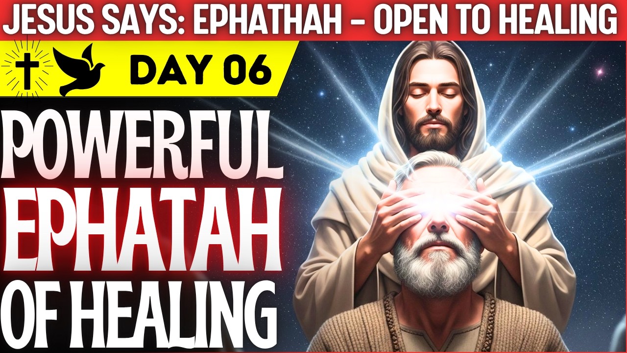 Jesus' POWERFUL Ephathah Prayer for HEALING and DELIVERANCE | DAY 06 ...