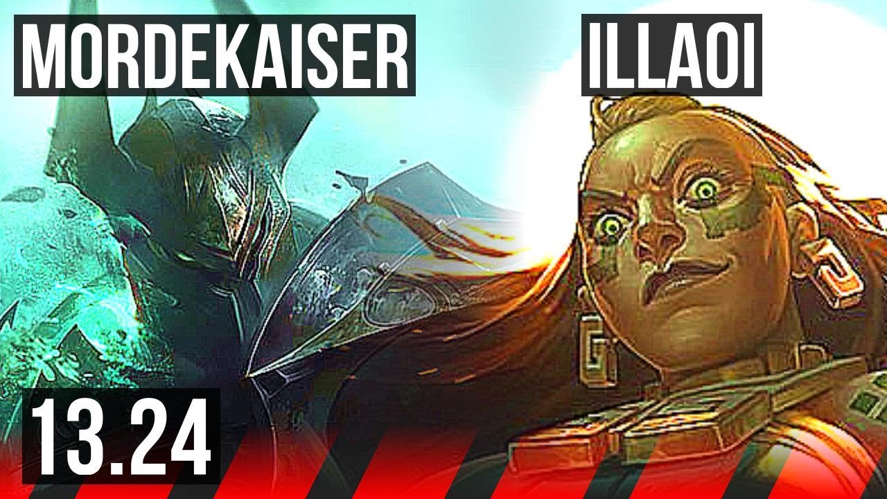 MORDEKAISER vs ILLAOI (TOP), 7/0/2, Godlike, NA Master