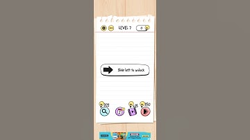 Brain Test Level 7 Answer | Slide left to unlock