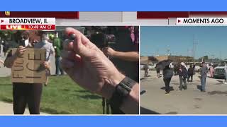 Violence ERUPTS outside Illinois Facility Latest video