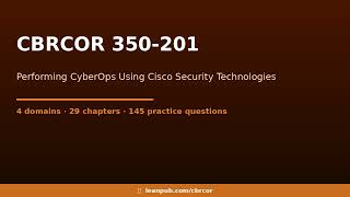 CBRCOR 350-201 — Complete Study Guide | CCNP Cybersecurity | CyberOps, Threat Hunting, SOC