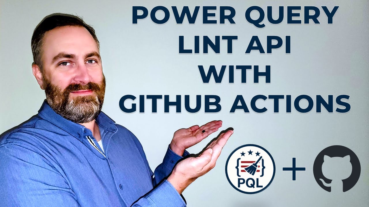 Power Query Lint API with GitHub Actions - YouTube