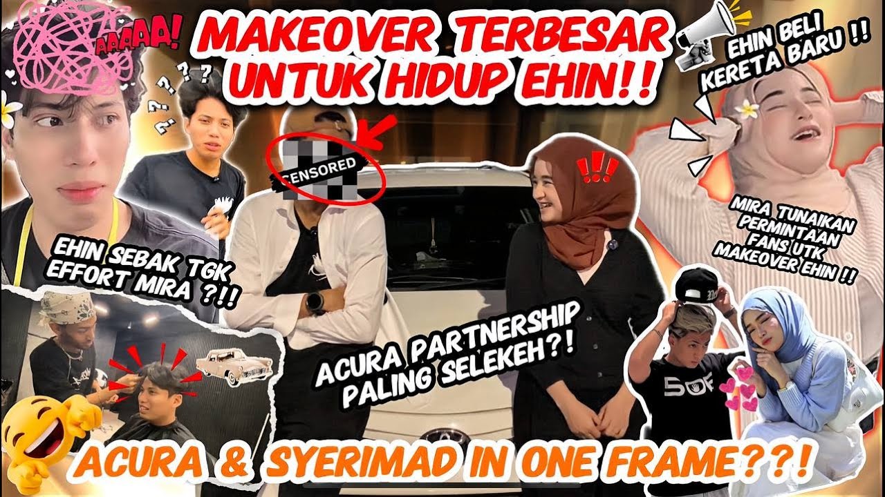 MAKEOVER TERBESAR UNTUK HIDUP EHIN ! ACURA & SYERIMAD BERGABUNG BERSIH KERETA EHIN ! ACURA FOREVER !