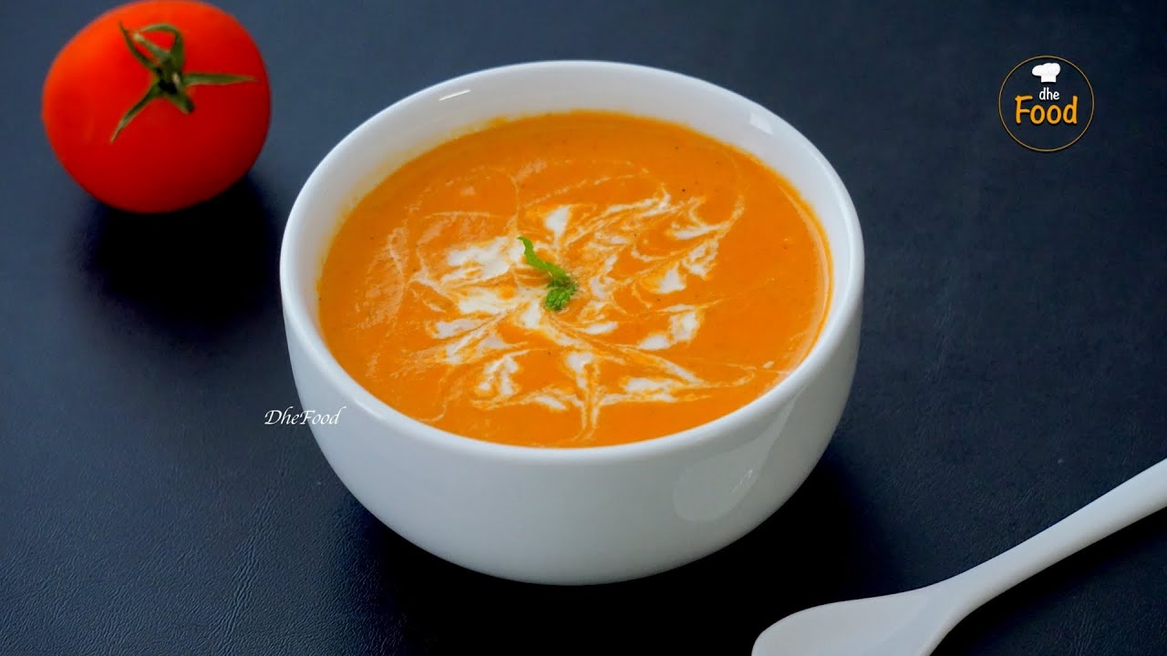 Healthy Tomato Soup | Weight Loss Soup Recipe - YouTube