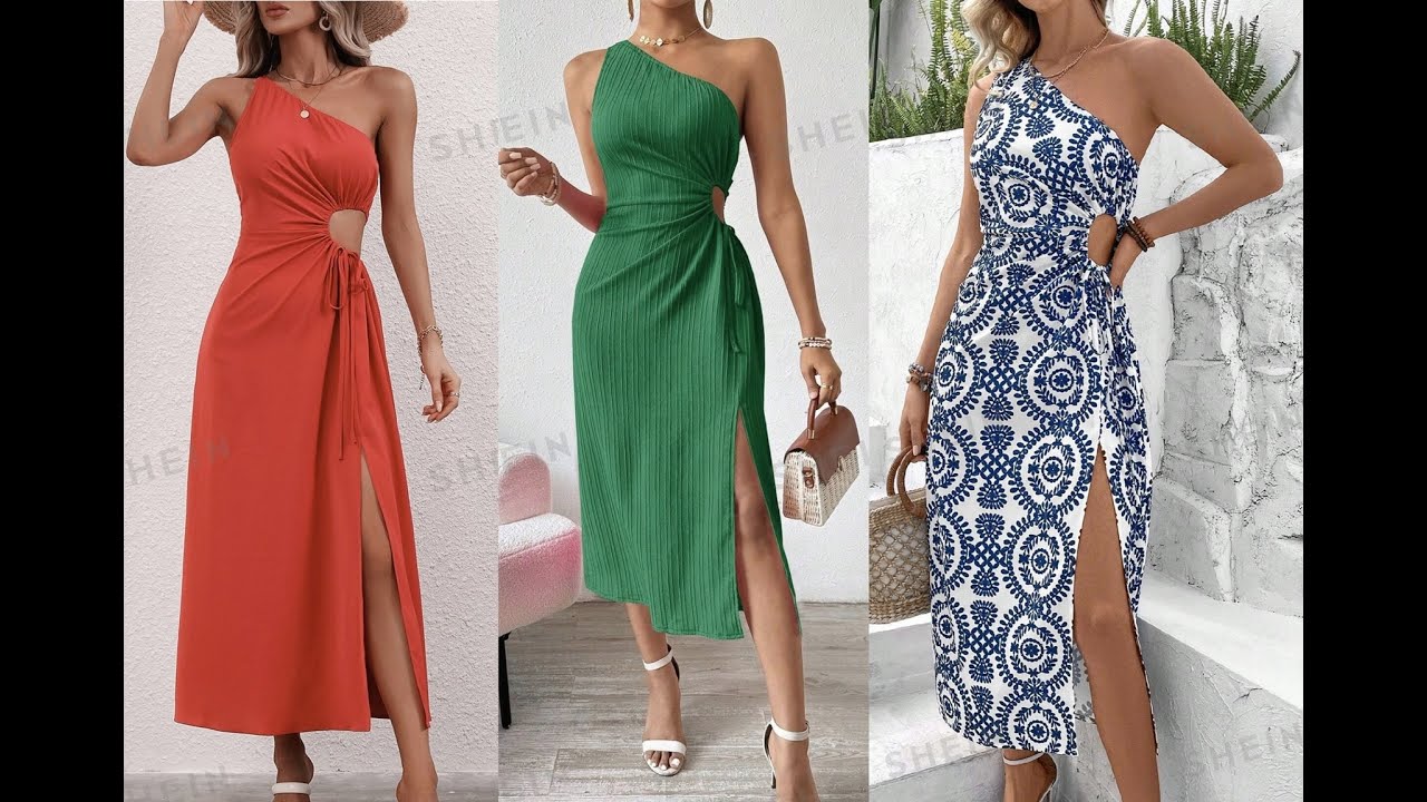 Diy - Vestido um ombro só com recorte vazado - aula 460