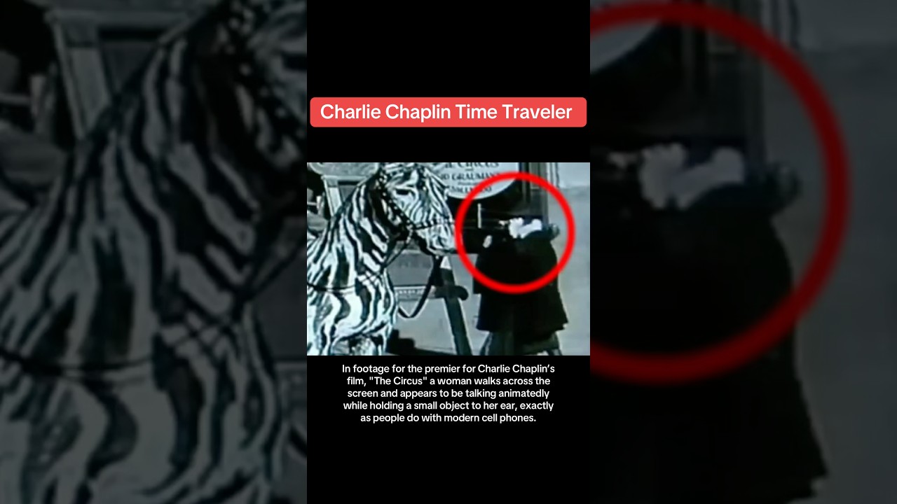 Чарли Чаплин — путешественник во времени? Тайна сотового телефона 1928 года 📱 