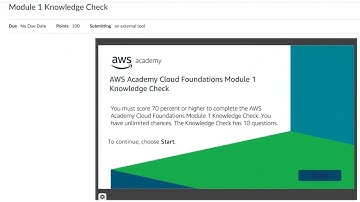AWS Cloud Foundations - Module 1 - Knowledge Check  | Cloud Computing Concept Overview | Cloud Quiz