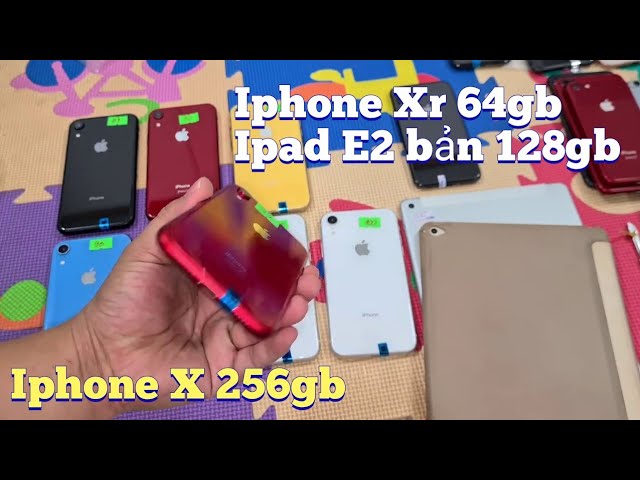 31 tháng 8, 2020- iphone Xr 64gb , iphone X đen 256gb , ipad E2 64gb - 128gb , iphone cũ quốc tế