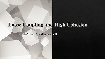 Loose Coupling and High Cohesion  - Devsena Mishra