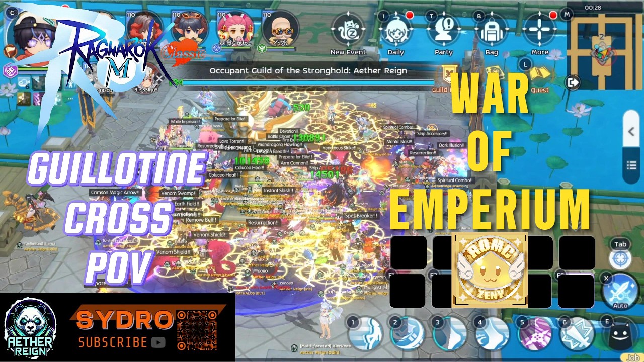 Ragnarok M Classic | WOE - FRONT 65 | 19 Feb 2026 - Aether Reign  | GX MS1 POV | GGWP to all