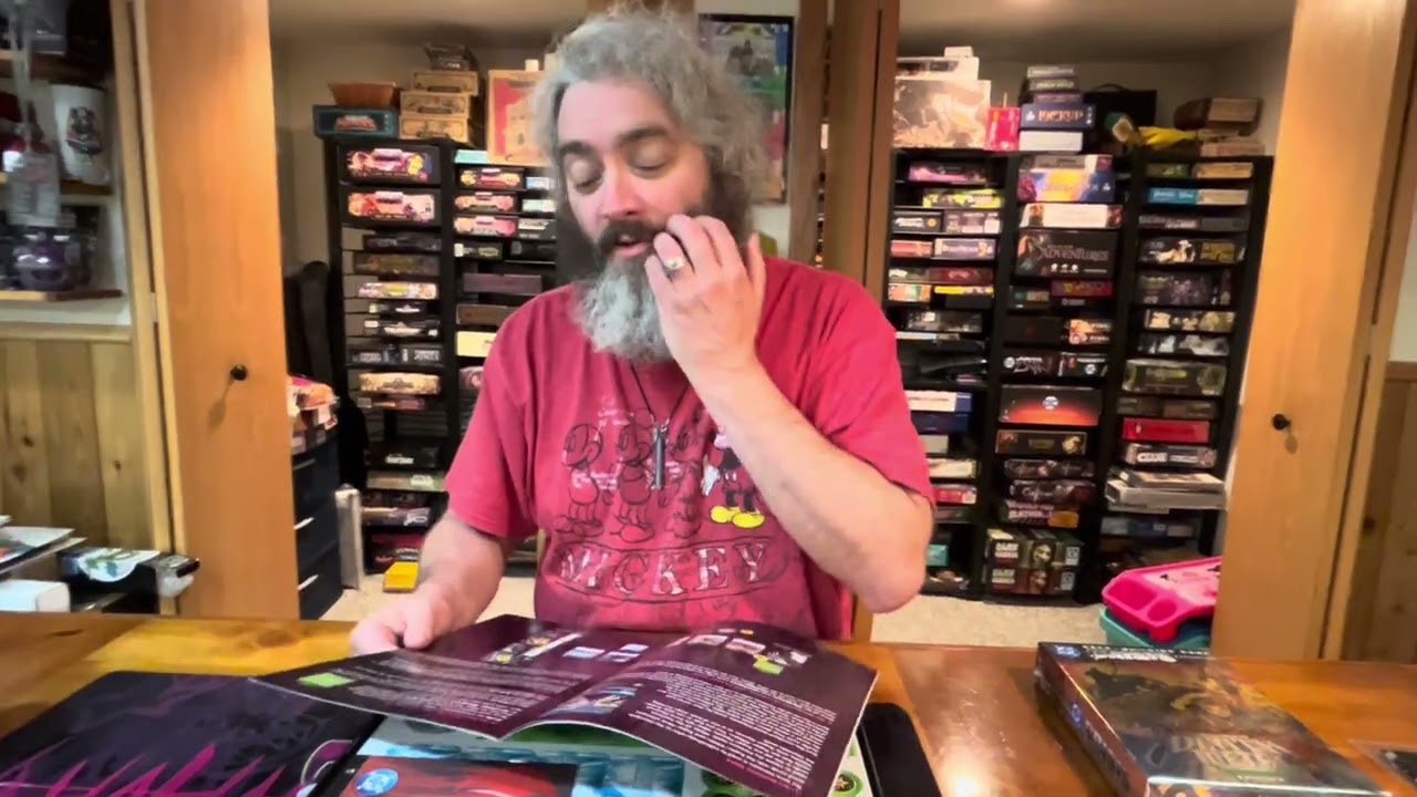 DC Deck-Building Arkham Asylum Kickstarter unboxed the The Man Cave Part 1