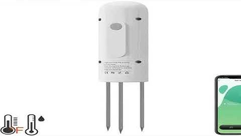 Haozee Tuya Smart Zigbee Soil Tester Temperature and Humidity Meter Waterproof  Moisture Garden Irri