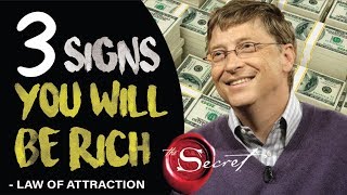 3 Signs You Will Become Rich | Law of Attraction