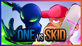 One vs Skid  Dojo Duel (by Hyun)