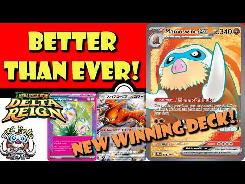 Mamoswine ex is BACK and Better than Ever in Delta Reign! Talonflame is Busted (Pokemon TCG News)