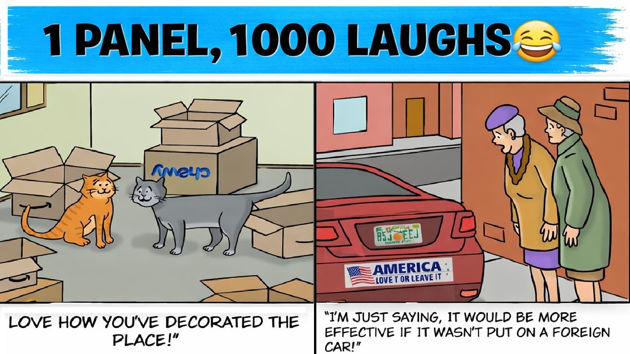 Hilarious One-Panel Comics That Make You Laugh Instantly! 😂 Sitcom in a Comic