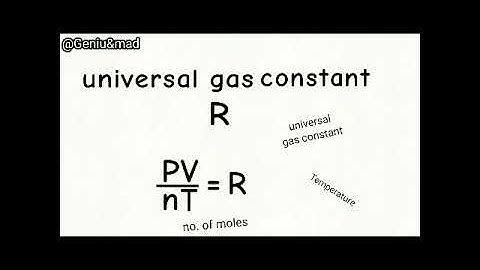 #shorts| universal gas constant R |3 July 2021