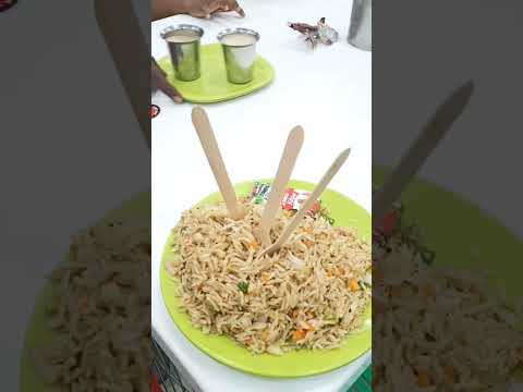 #shorts food review in tvm ramachandran food court fried rice #positivevibes