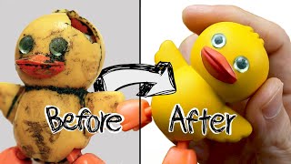 Broken Little Baby Duck Toy Restoration | Old Toy Repair - ASMR