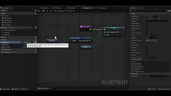 How to call the variables of BP Widget = make a variable of the widget as an object reference