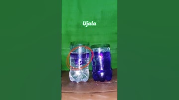 🤯Ujala vs Salt Water | Science Experiment | Simple | #shorts