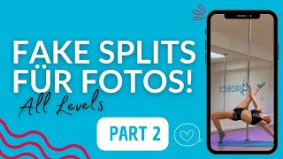 Famous Beeindruckende FAKE SPLITS für FOTOS! | Pole Dance Tutorial All Levels Net Worth