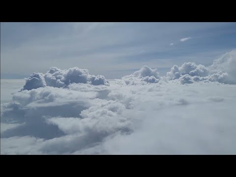 Flying through a cumulonimbus cloud arriving at Morelia's International Airport (MLM) July 6, 2021
