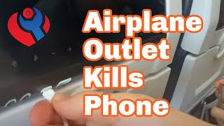 Airplane Outlets Can Kill Your Phone (data Recovery Case)