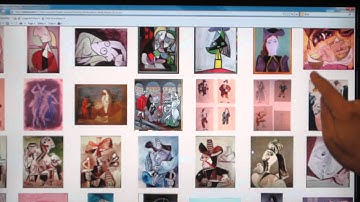 Online iZoom (Infinite Zoom) of Renoir painting