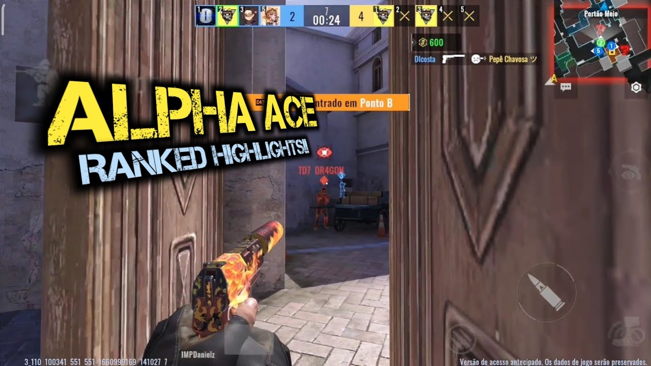 ALPHA ACE, RANKED HIGHLIGHTS!! (CSGOMOBILE) YouTube